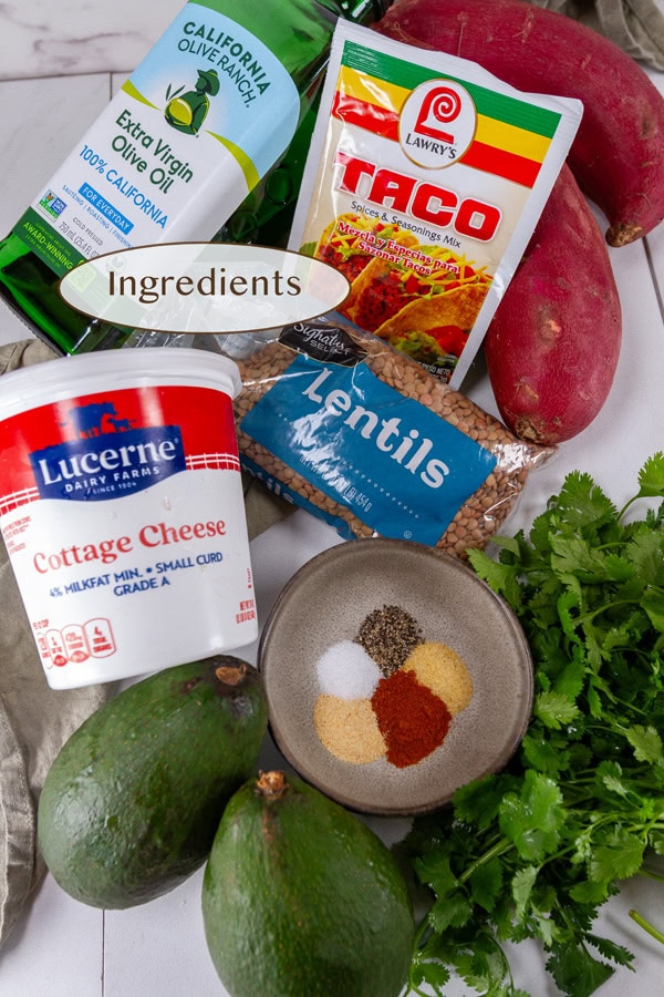 ingredients for these bowls.