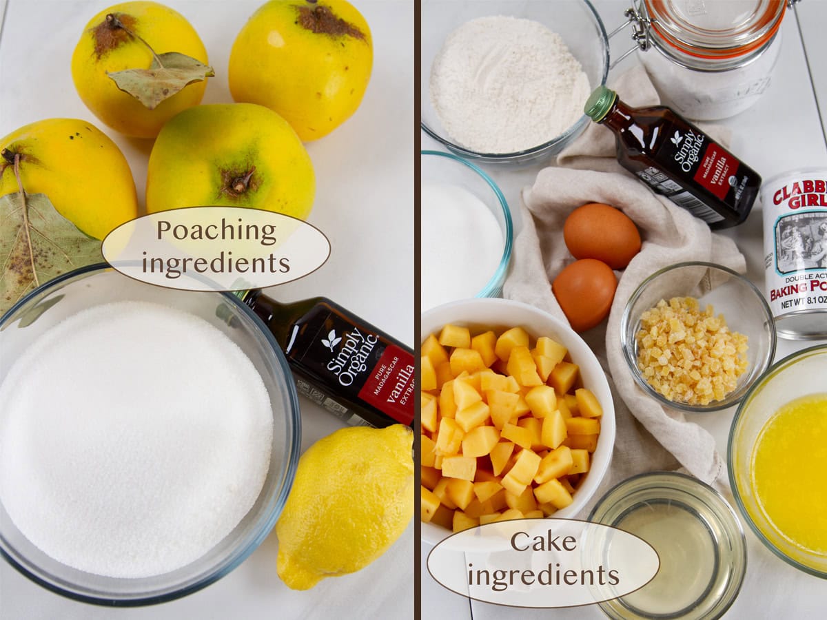 ingredients to make this cake.