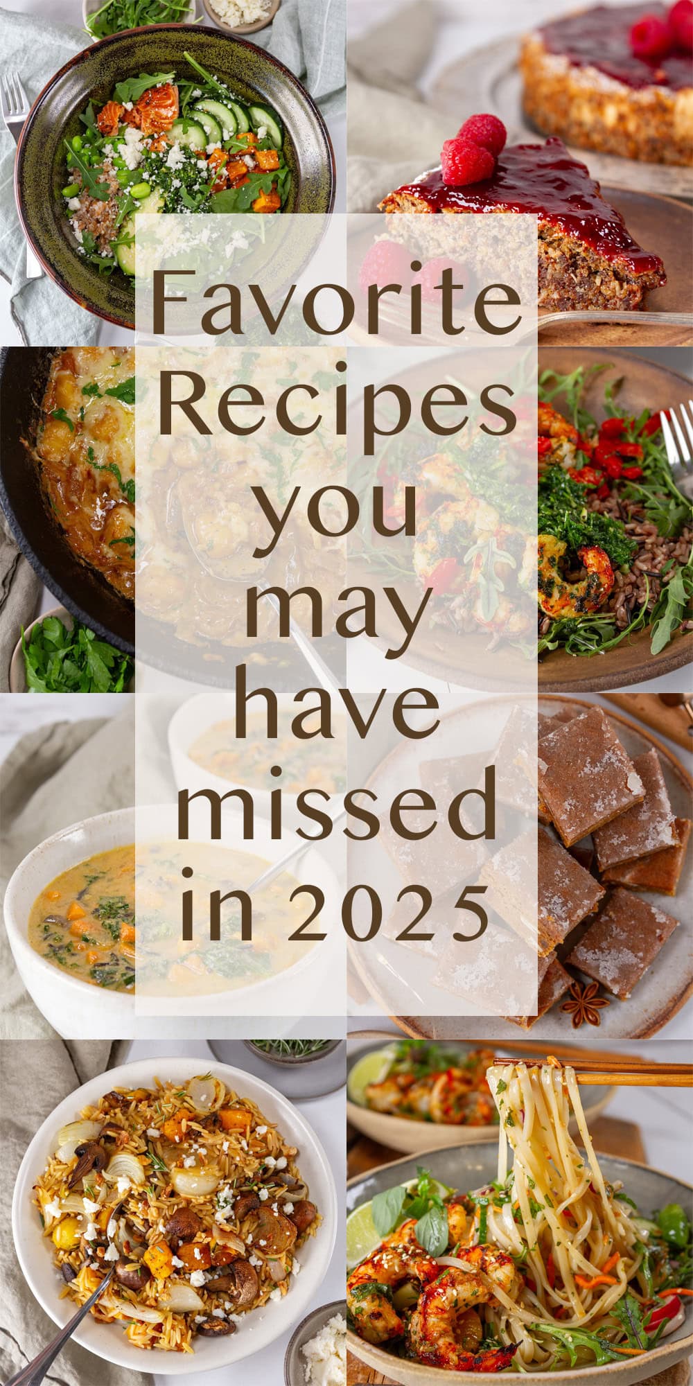 a collage of images of food.