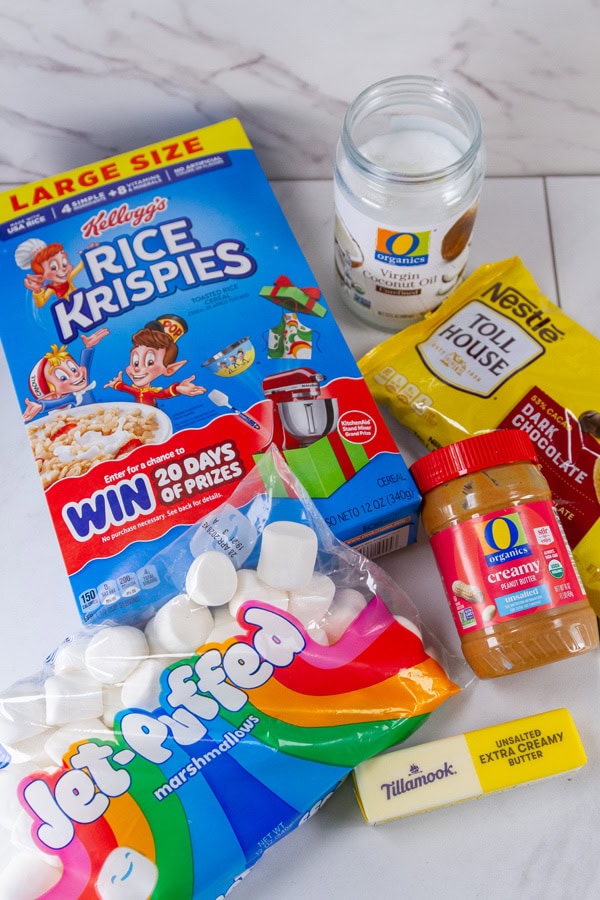 peanut butter rice krispies treats ingredients.