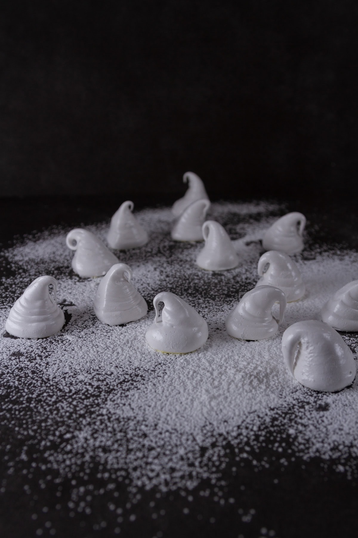 marshmallow ghosts before they get their faces.